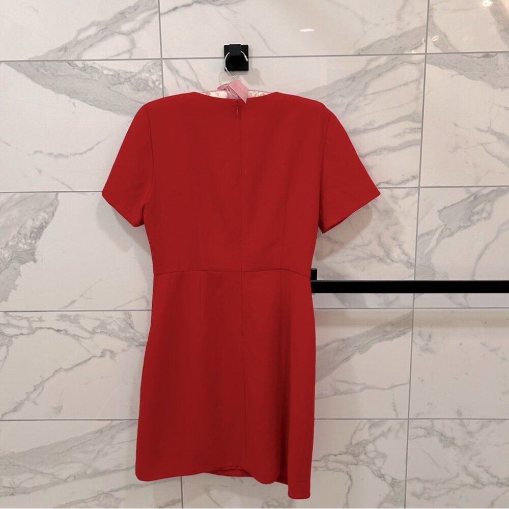Club Monaco Lynndalyn Red Dress size 12 - Picture 3 of 7